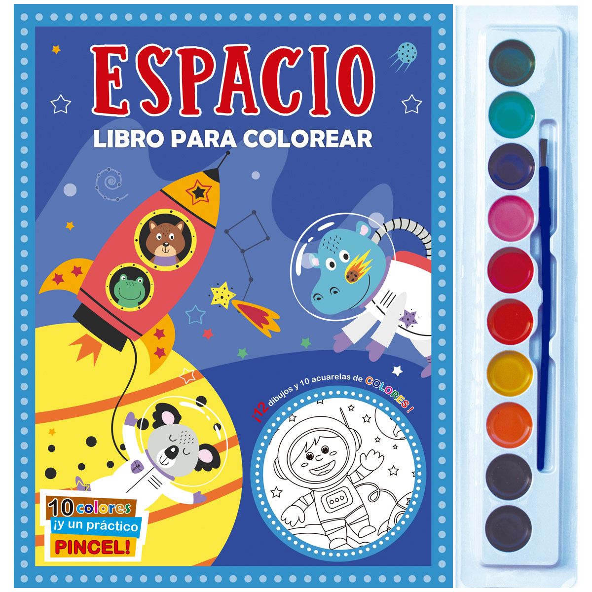 Libro para colorear: El espacio