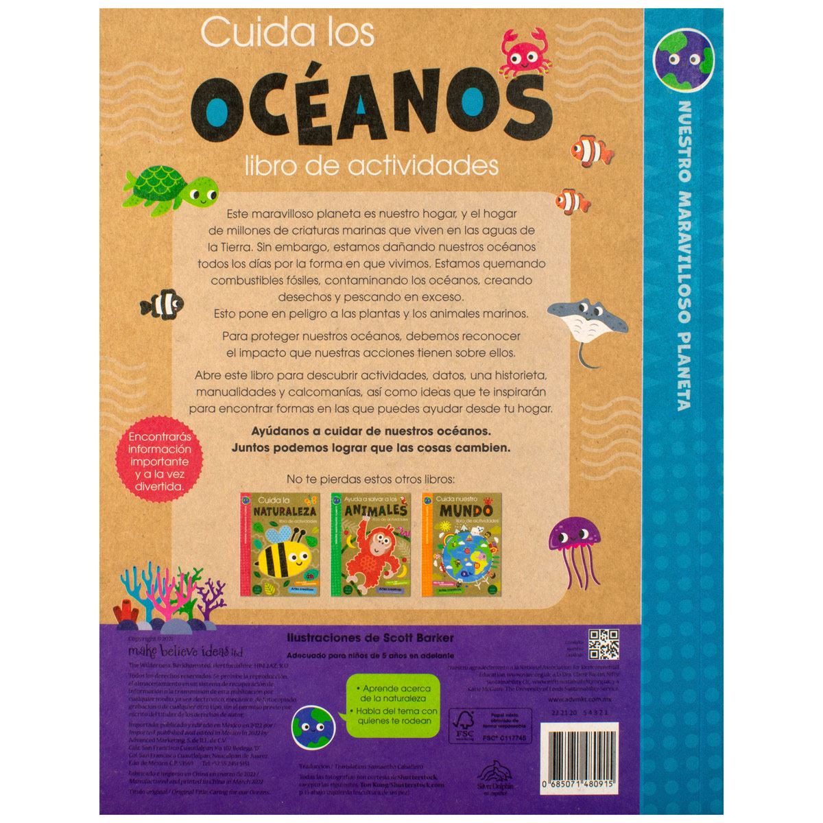 Cuida los océanos. Libro de actividades