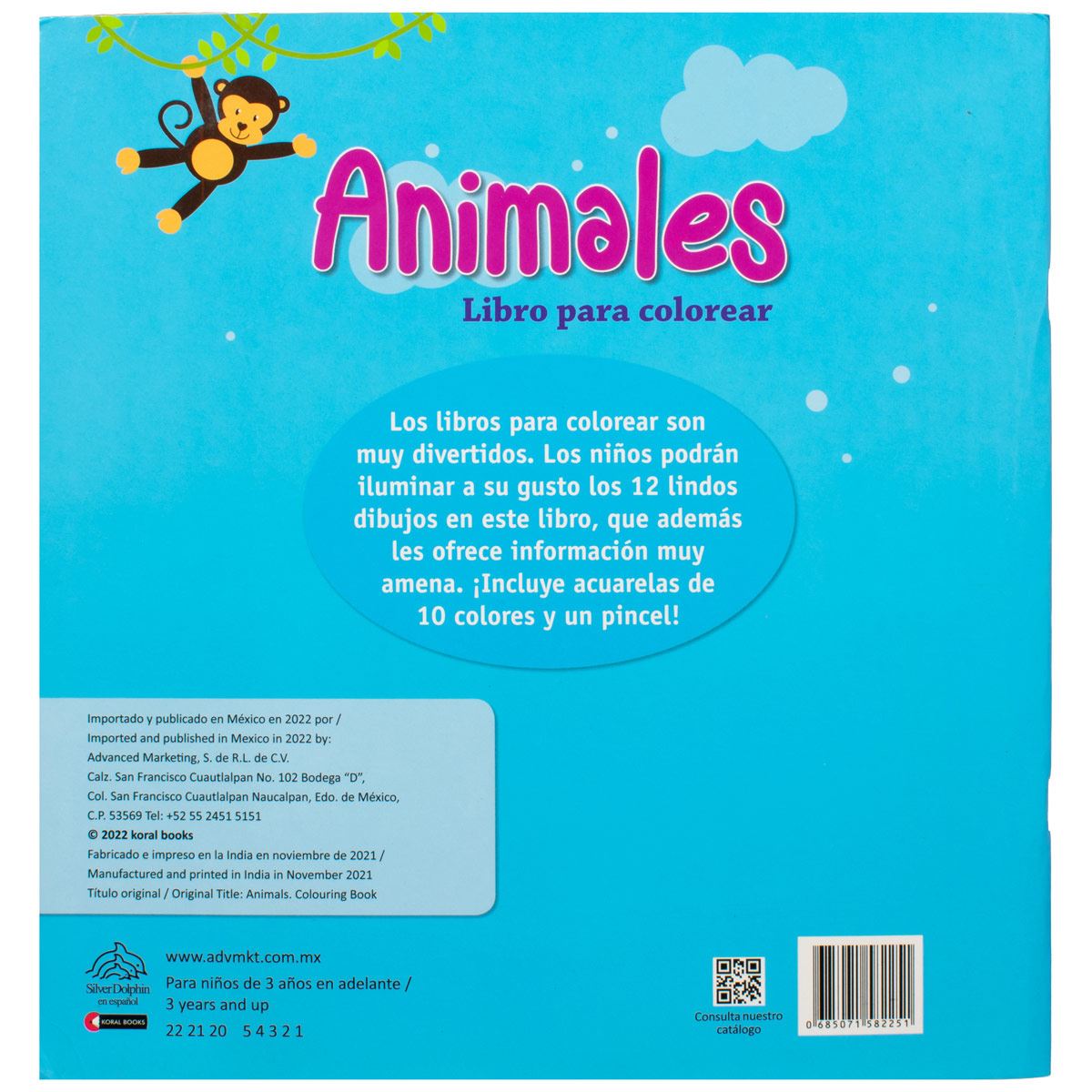 Libro para colorear: Animales