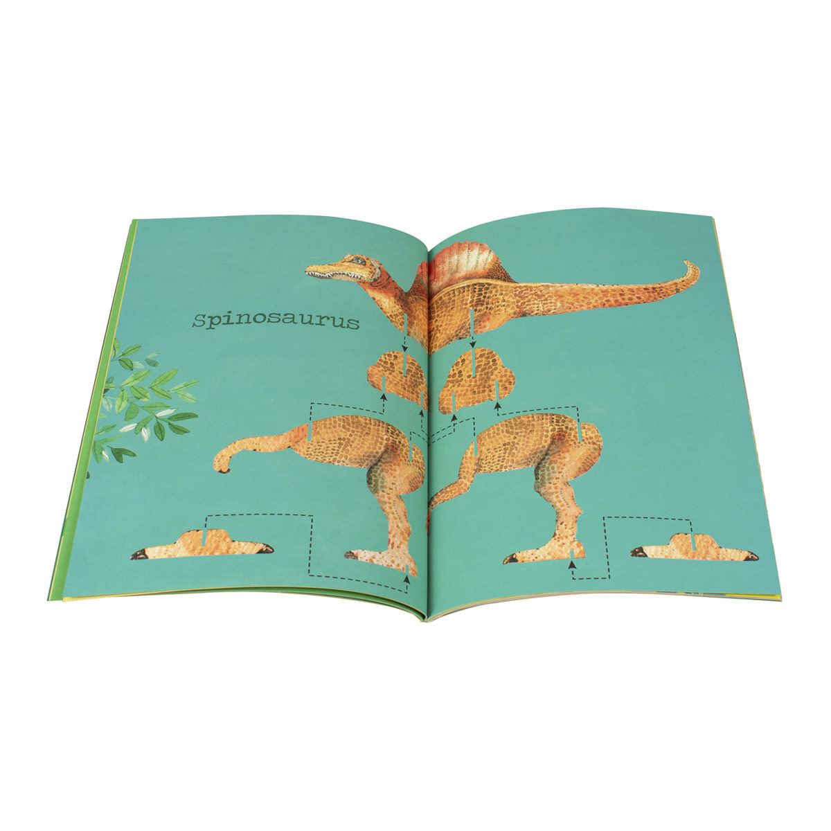 Libro de Dinosaurios con 4 Modelos 3d