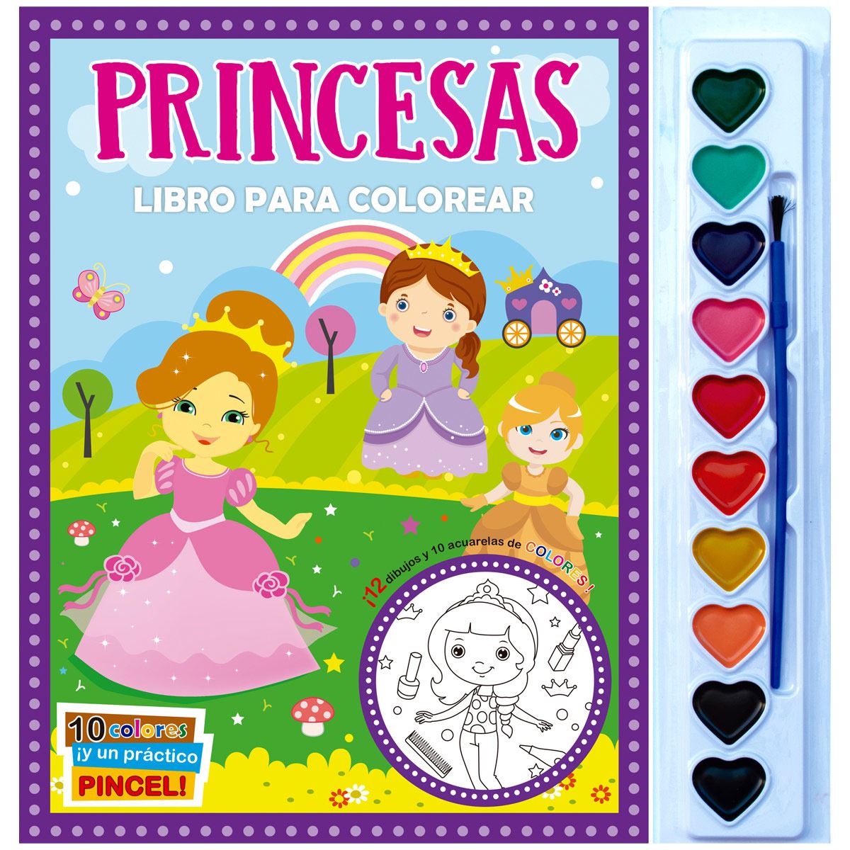 Libro para colorear: Princesas