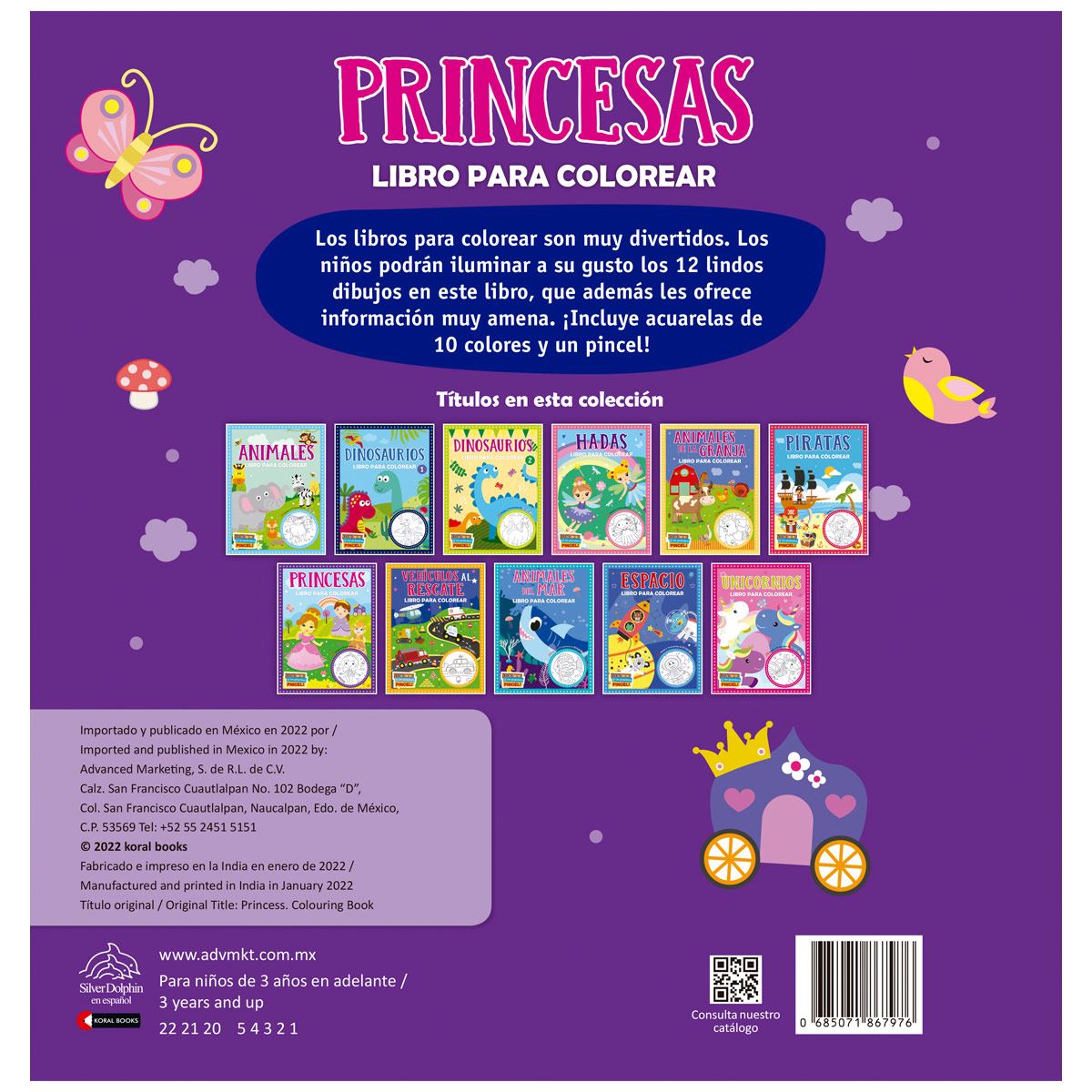 Libro para colorear: Princesas