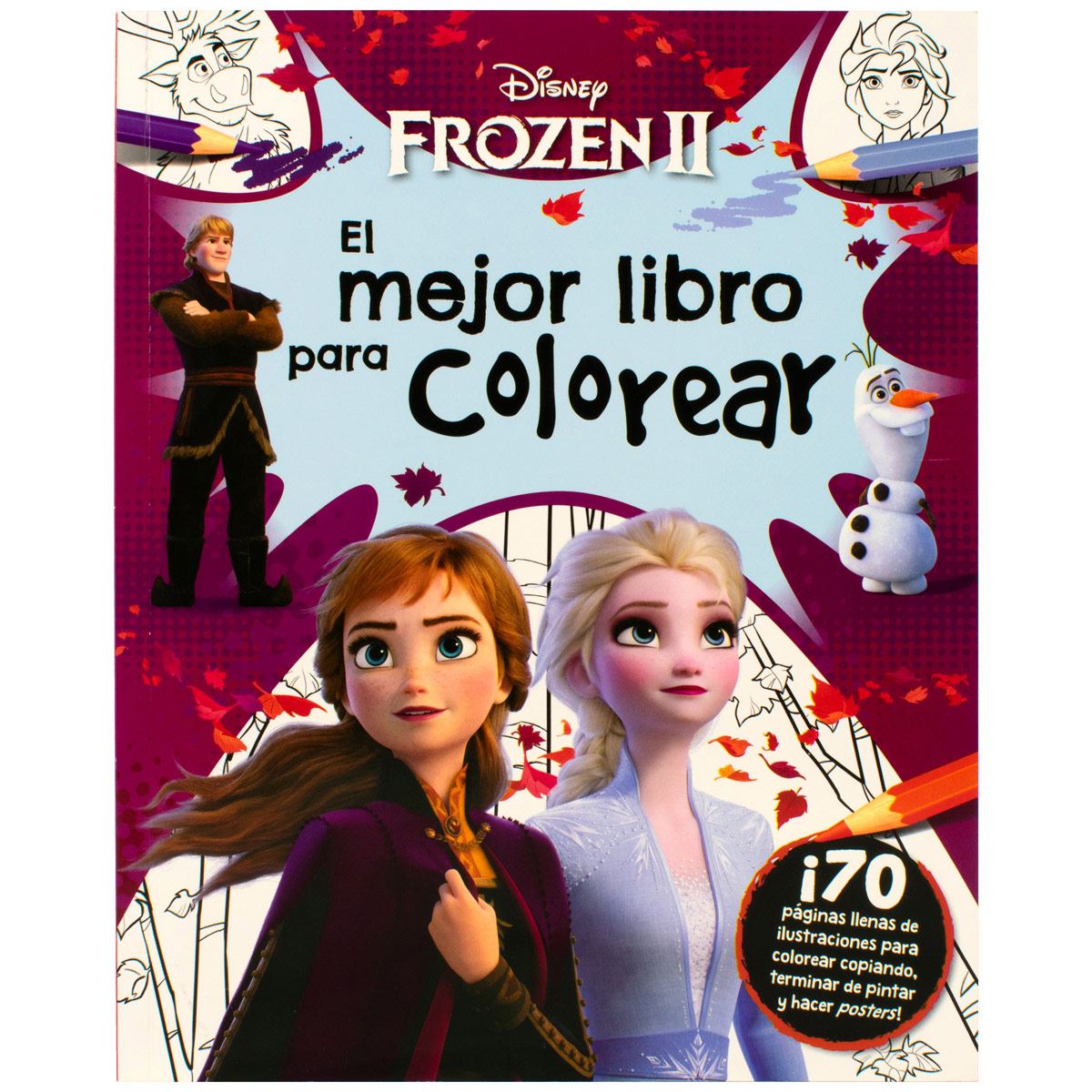 Mejor libro para colorear frozen