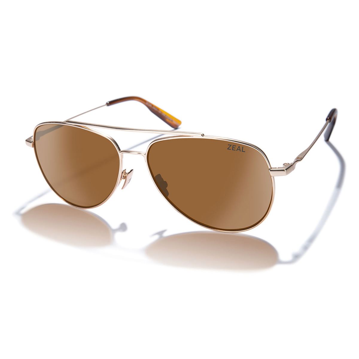 Lente Zeal Polarizado color Dorado Unisex Hawker 12721