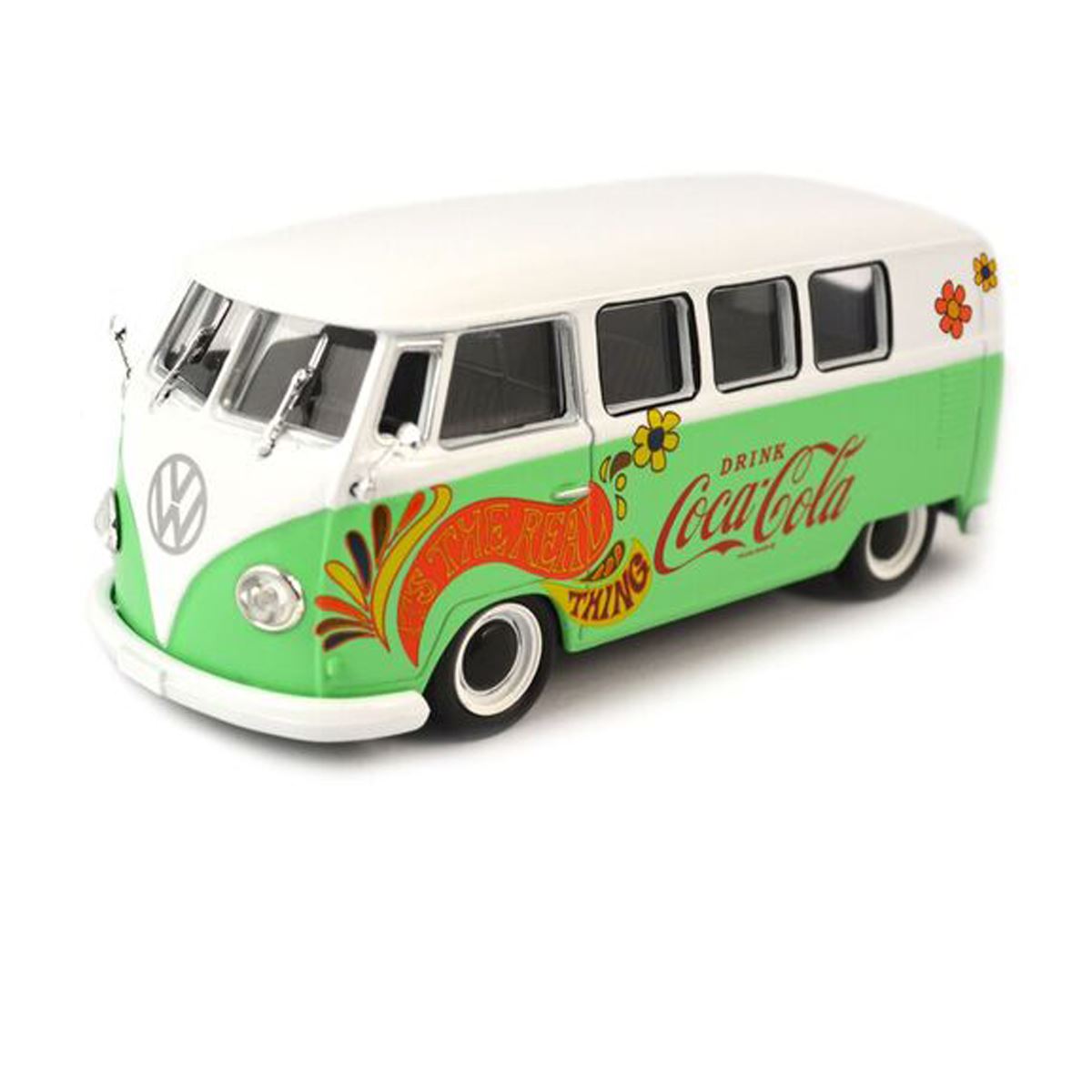 Vw T Samba Bus Flowers Version Metal Top