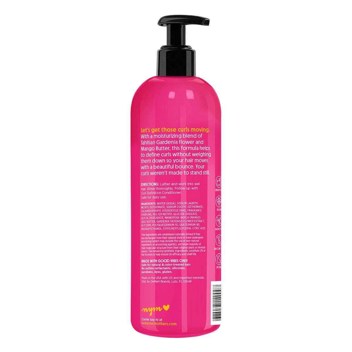 Shampoo para Rizos Not Your Mothers Mango/Gardenia 450ml