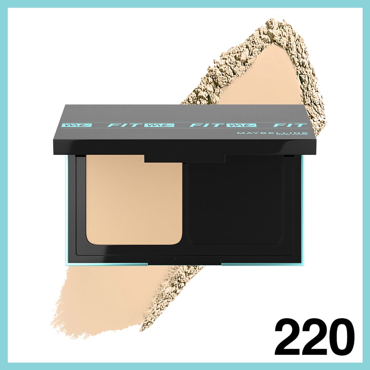 Fit me powder foundation, 220 natural beige