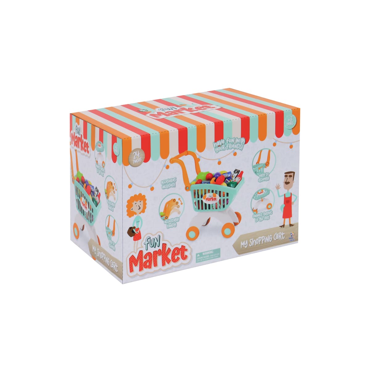Set de Juego Carrito de Supermercado Fun Market
