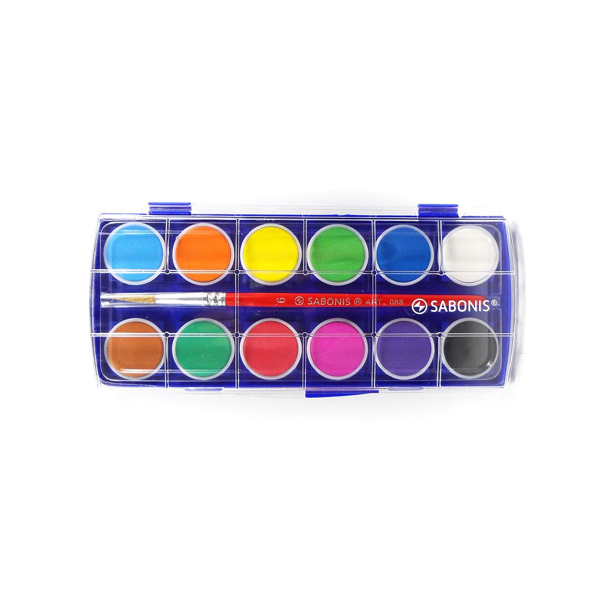 Acuarelas x 12 colores