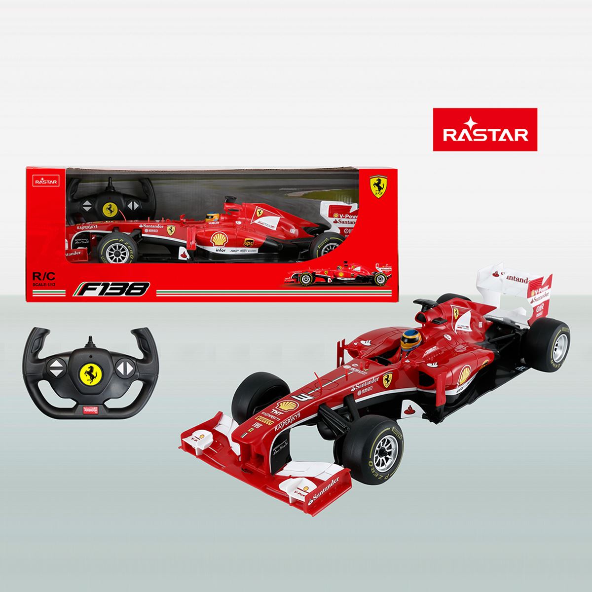 Vehículo Radio Control 1:12 Ferrari F138