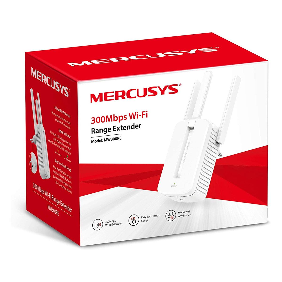 Expansor de rango Mercusys 300Mbps Wi-Fi