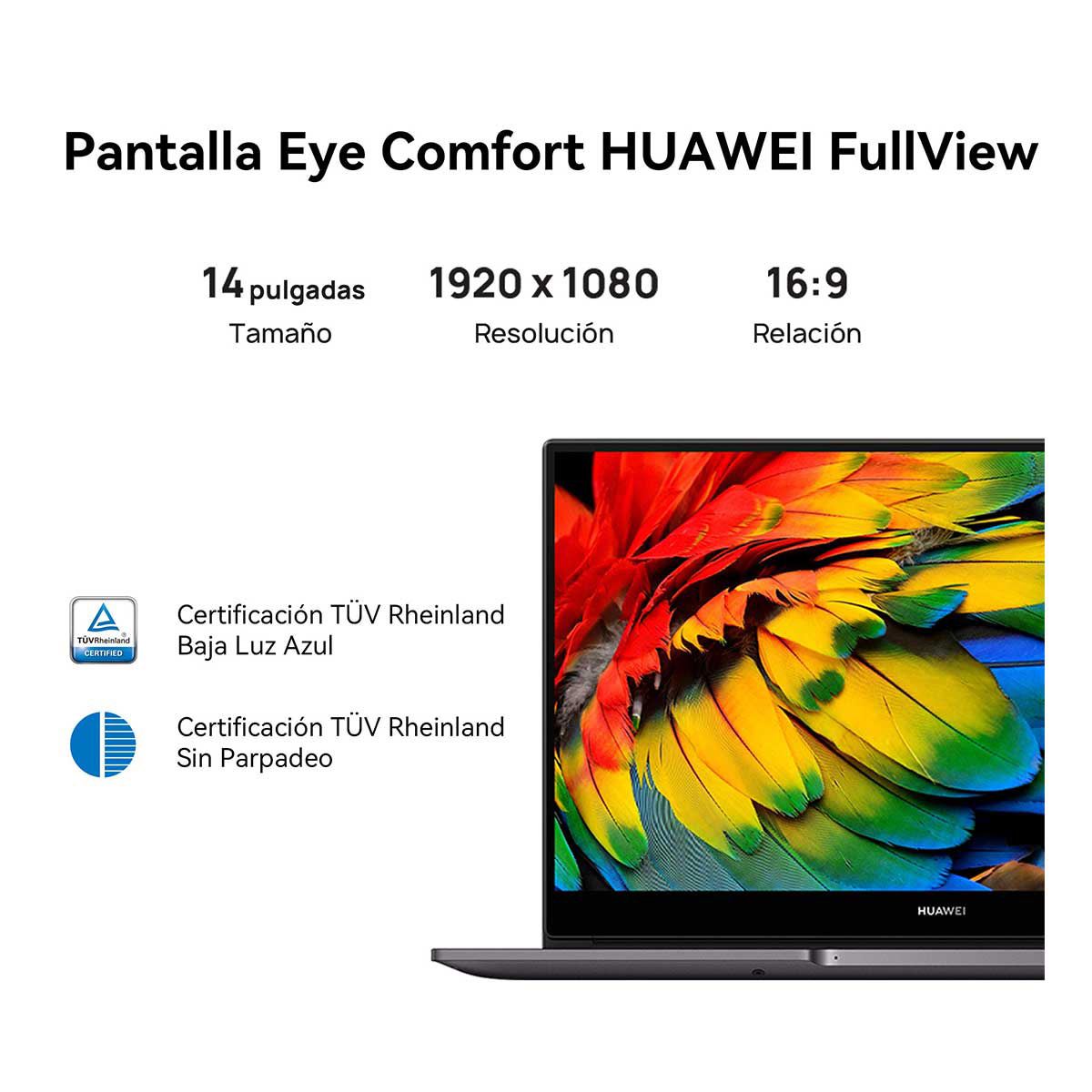 Laptop Huawei MateBook D14 Intel Core i5 11.5th 16GB RAM + 512GB SSD Windows 11 Home