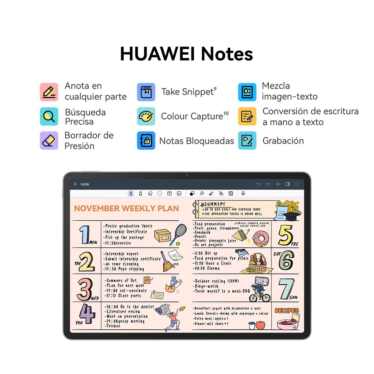 Tablet Huawei Matepad 11.5" 8 GB RAM + 128 GB