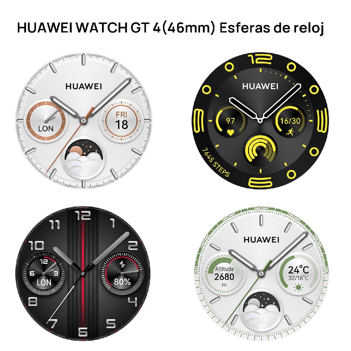 Huawei Watch GT 4 Negro 46mm