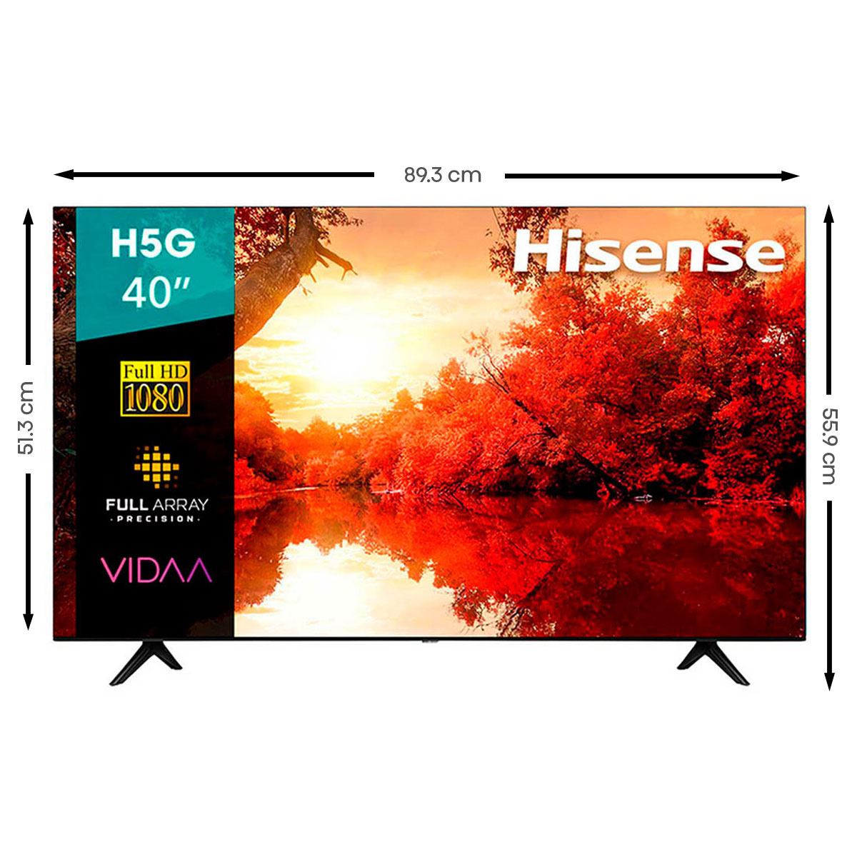 Pantalla VIDAA Hisense 40 Pulgadas Full HD 40H5G