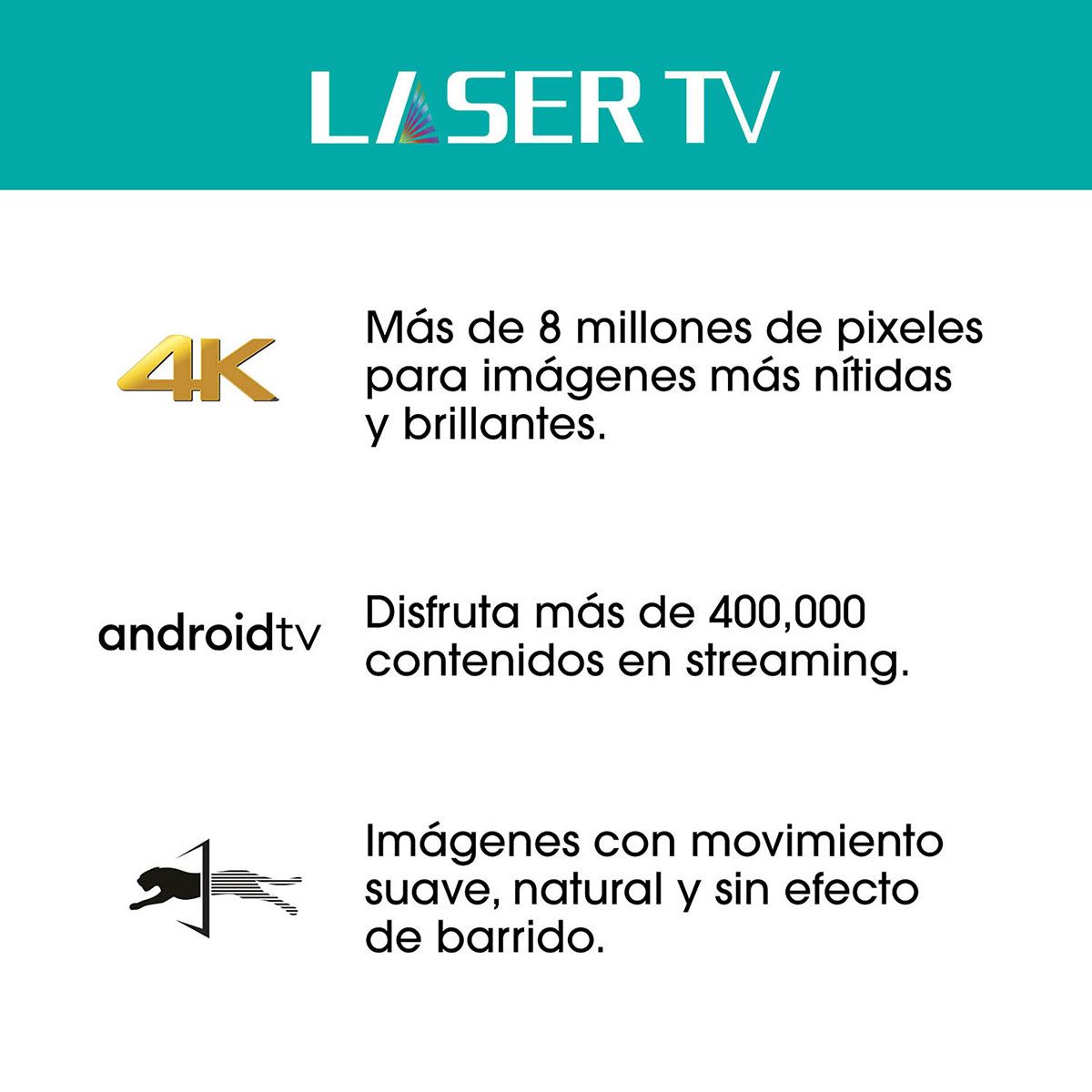 Hisense Laser TV 4K Android TV 100" (100L5F)