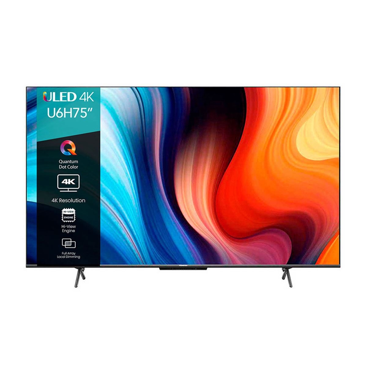 Pantalla Hisense 75 pulgadas ULED 4K Android 75U6