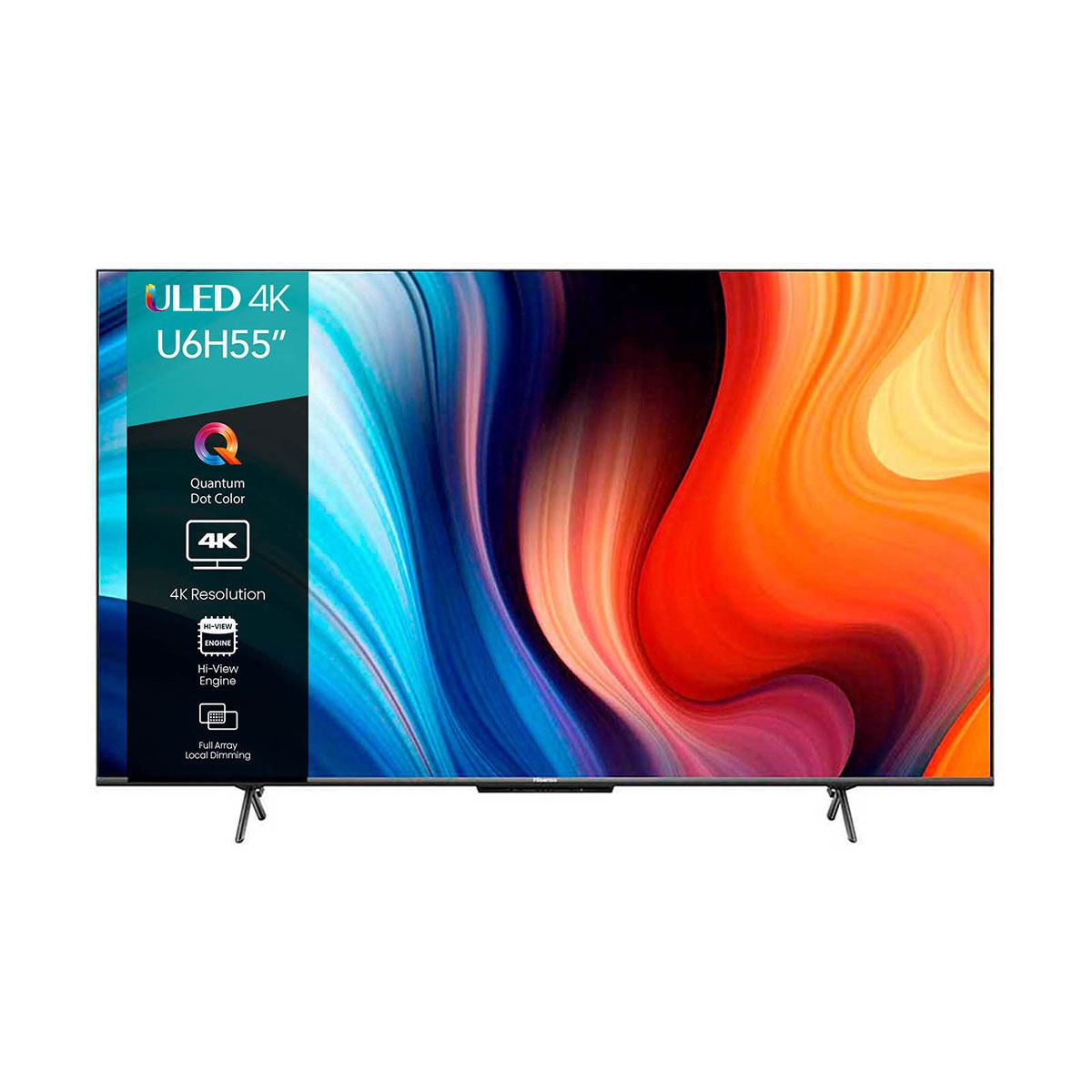 Pantalla Hisense 55 Pulgadas ULed 4k Google TV 55u6h