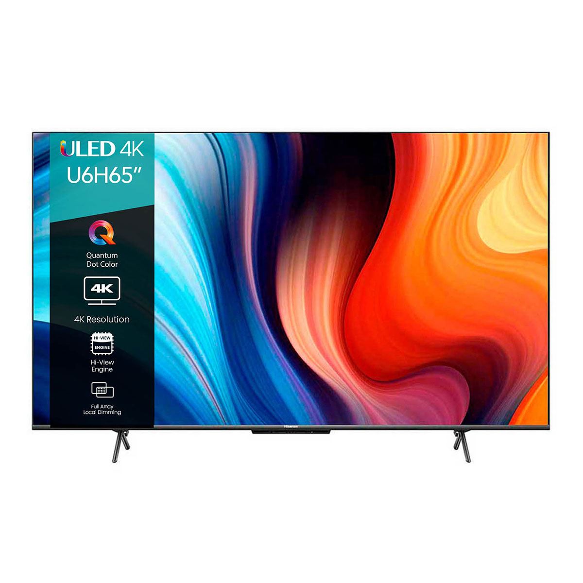 Pantalla Hisense 65 pulgadas ULED 4K Google TV 65U6H