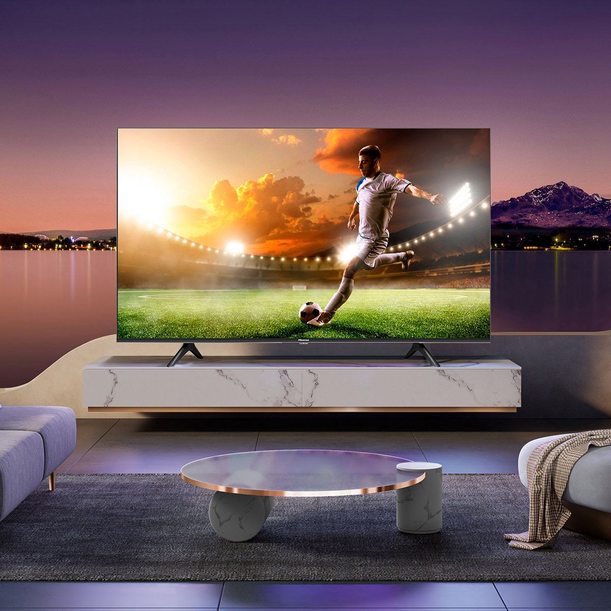 Pantalla Hisense 65 pulgadas ULED 4K Google TV 65U6H
