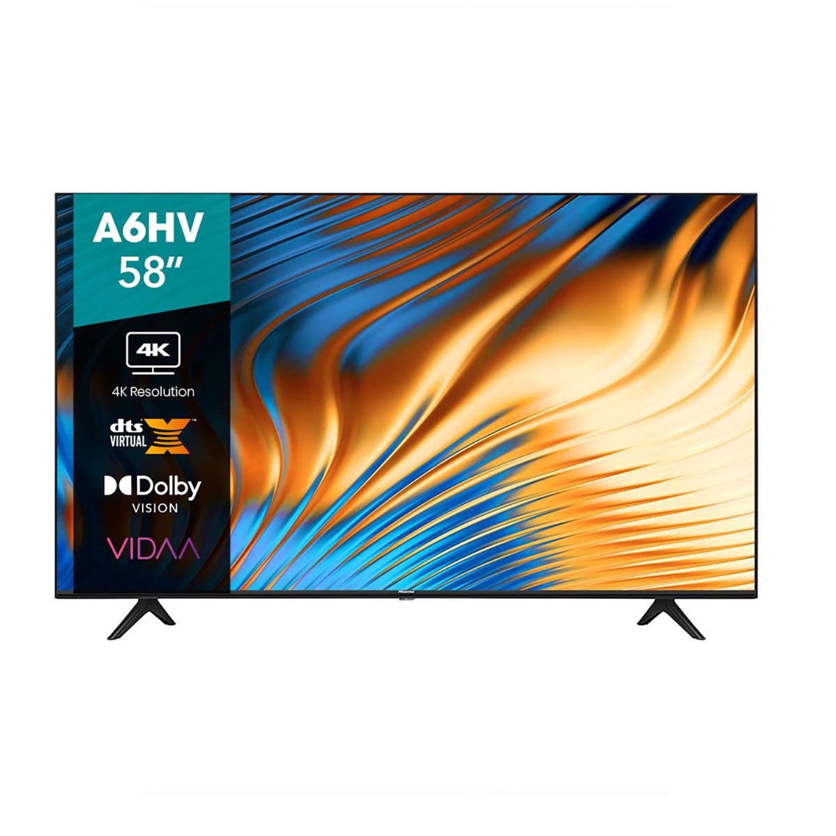 Pantalla Hisense 58 pulgadas 4K 58A6HV