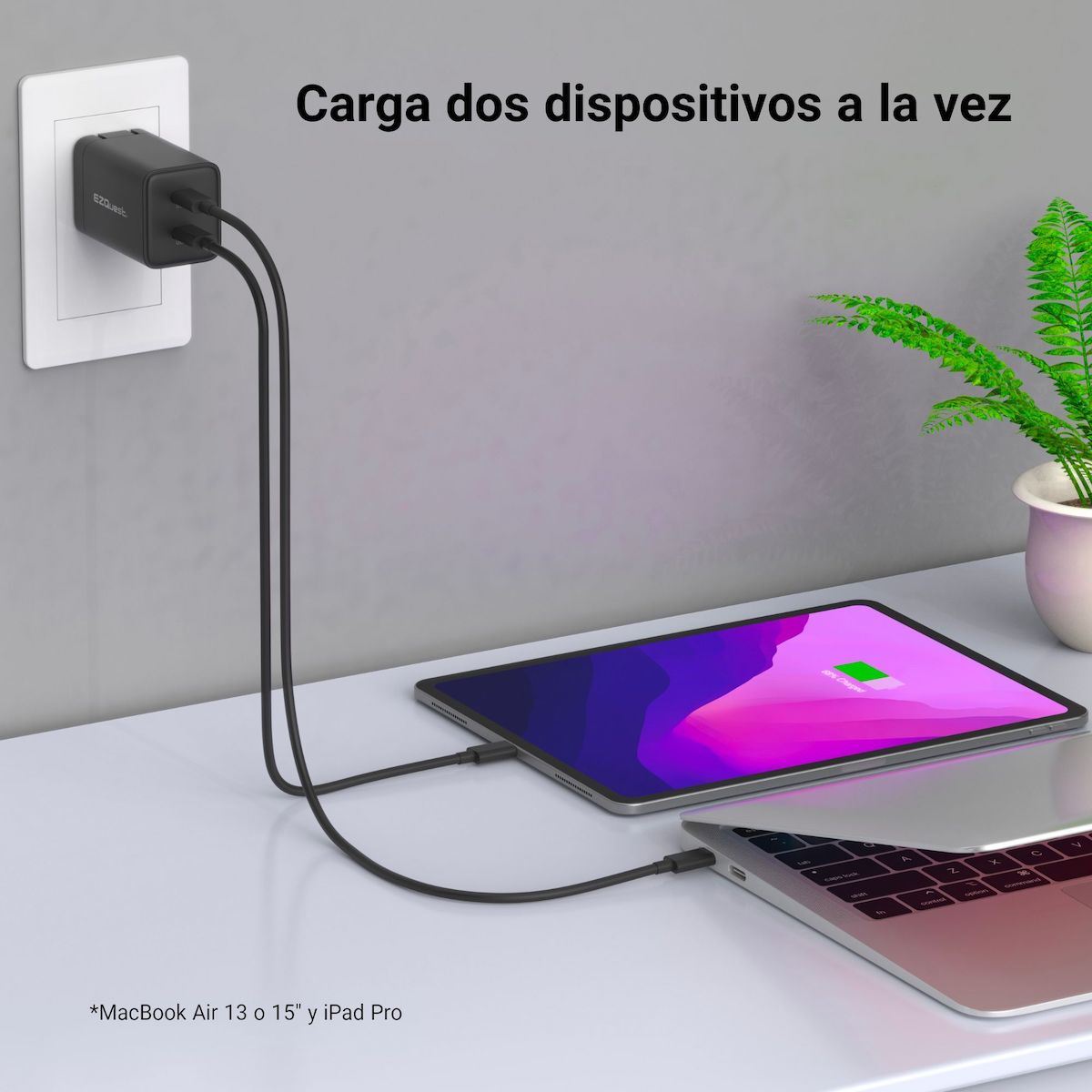 Cargador de Pared 45W Carga Rápida USB UltimatePower