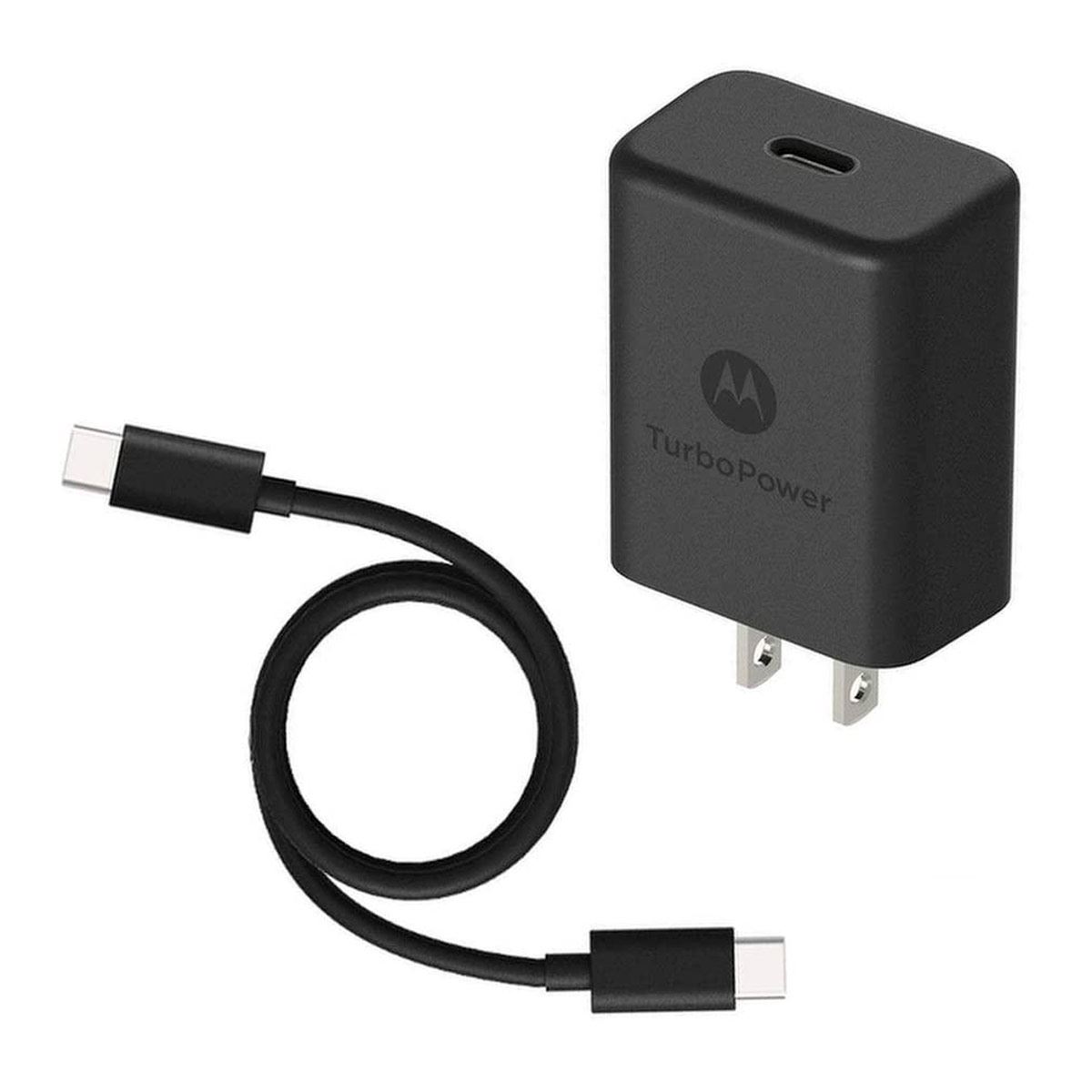 Cargador 30w con CableTipo C  Motorola Turbopower