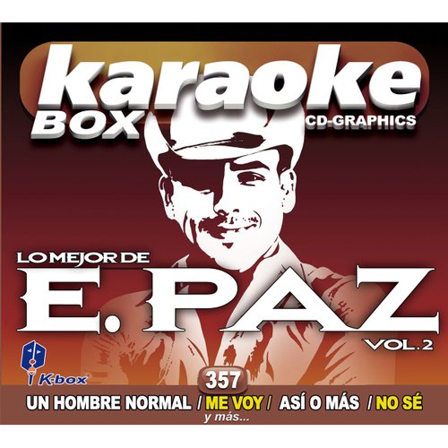 CD Karaoke Box-Lo Mejor de Espinoza Paz Vol. 2