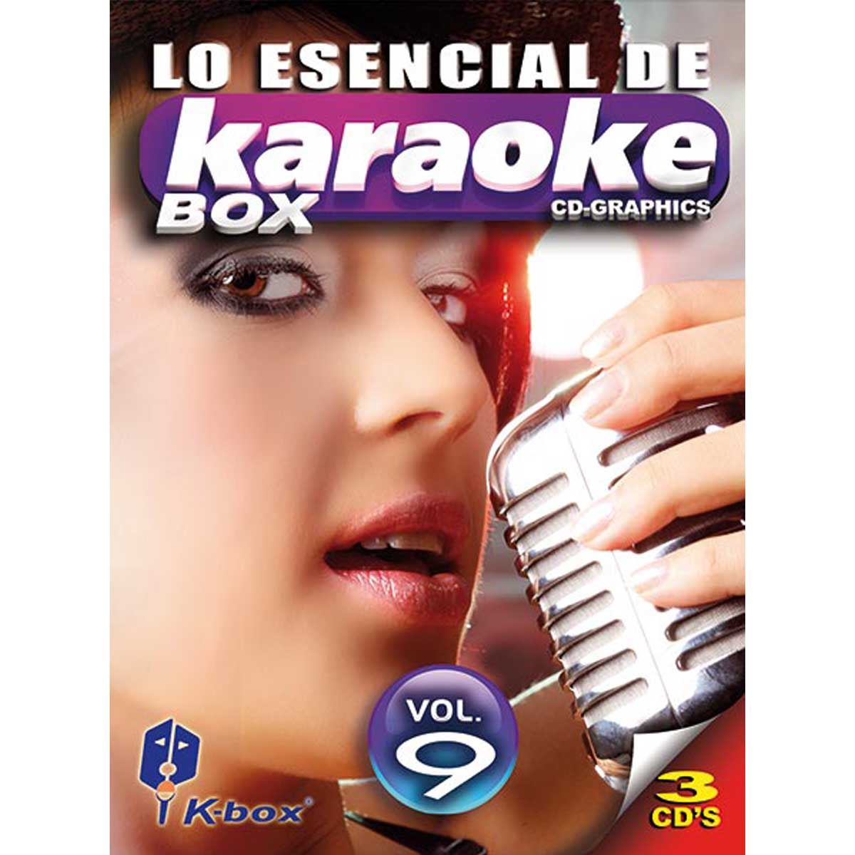 3CD Lo Esencial De Karaoke  Vol. 9