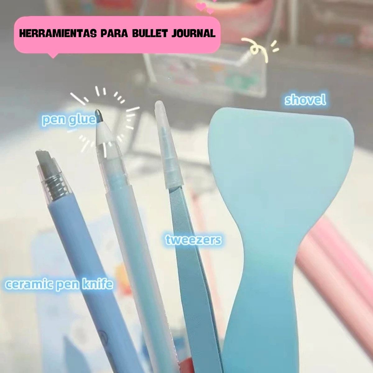 Set de Herramientas Bullet Journal Azul