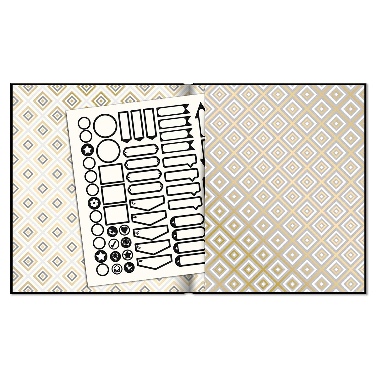 Agenda Premium Paper Black Diaria 2024