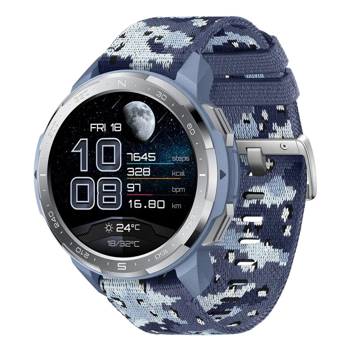 Dipos Pellicola Protettiva Per Honor GS PRO Smartwatch (48mm) - Crystalclear, Taglio Laser, Made In Germany - Invisibile E Anti Graffio - 3