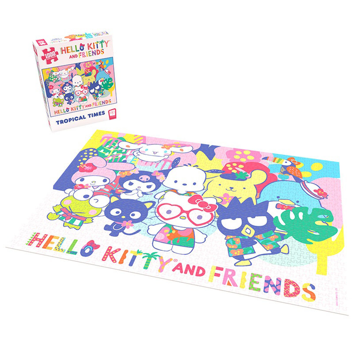 Rompecabezas Hello Kitty and Friends Tropical Times 1000 piezas