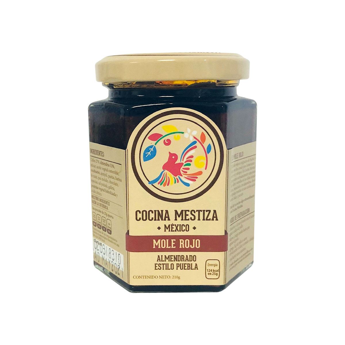 Mole Rojo Almendrado 210 gramos Cocina Mestiza