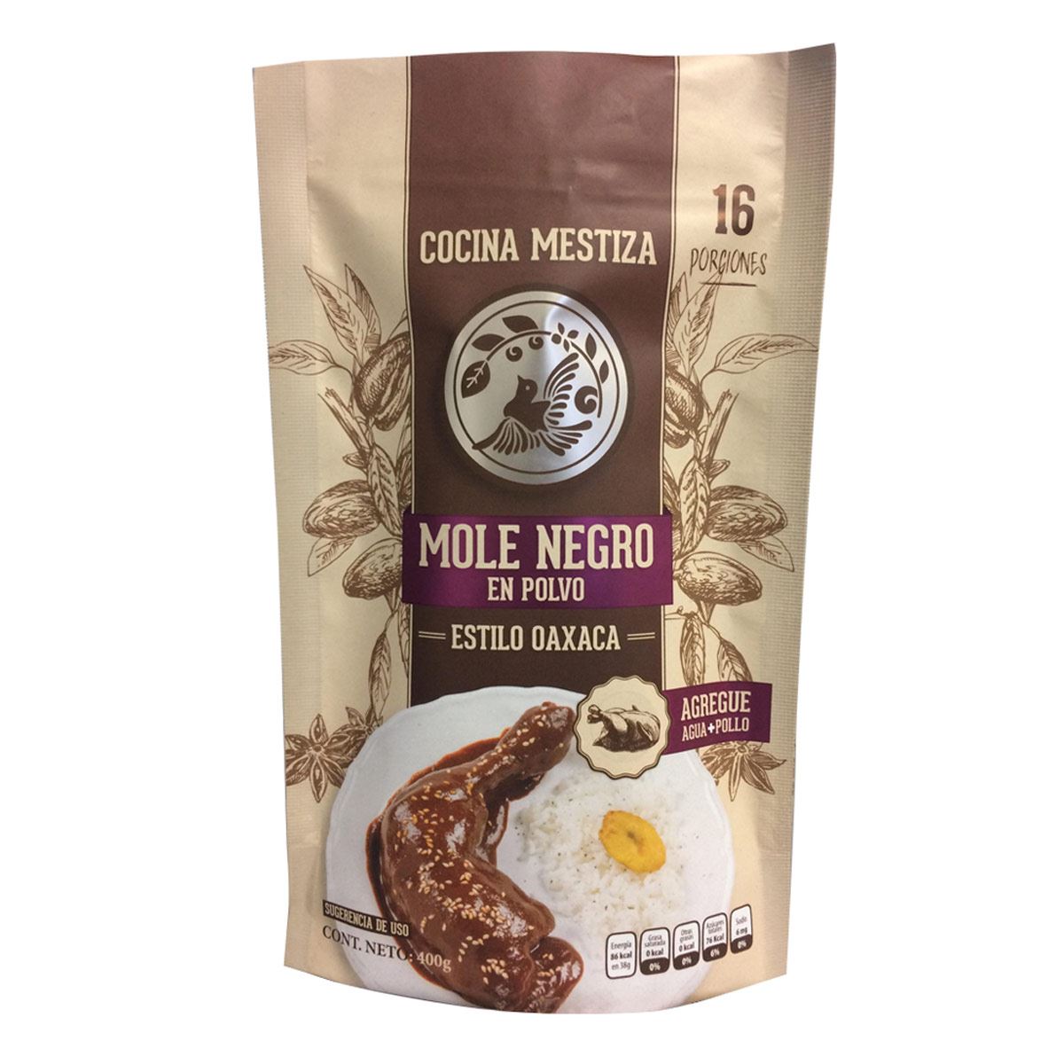 Mole Negro En Polvo 400 Gramos Cocina Mestiza
