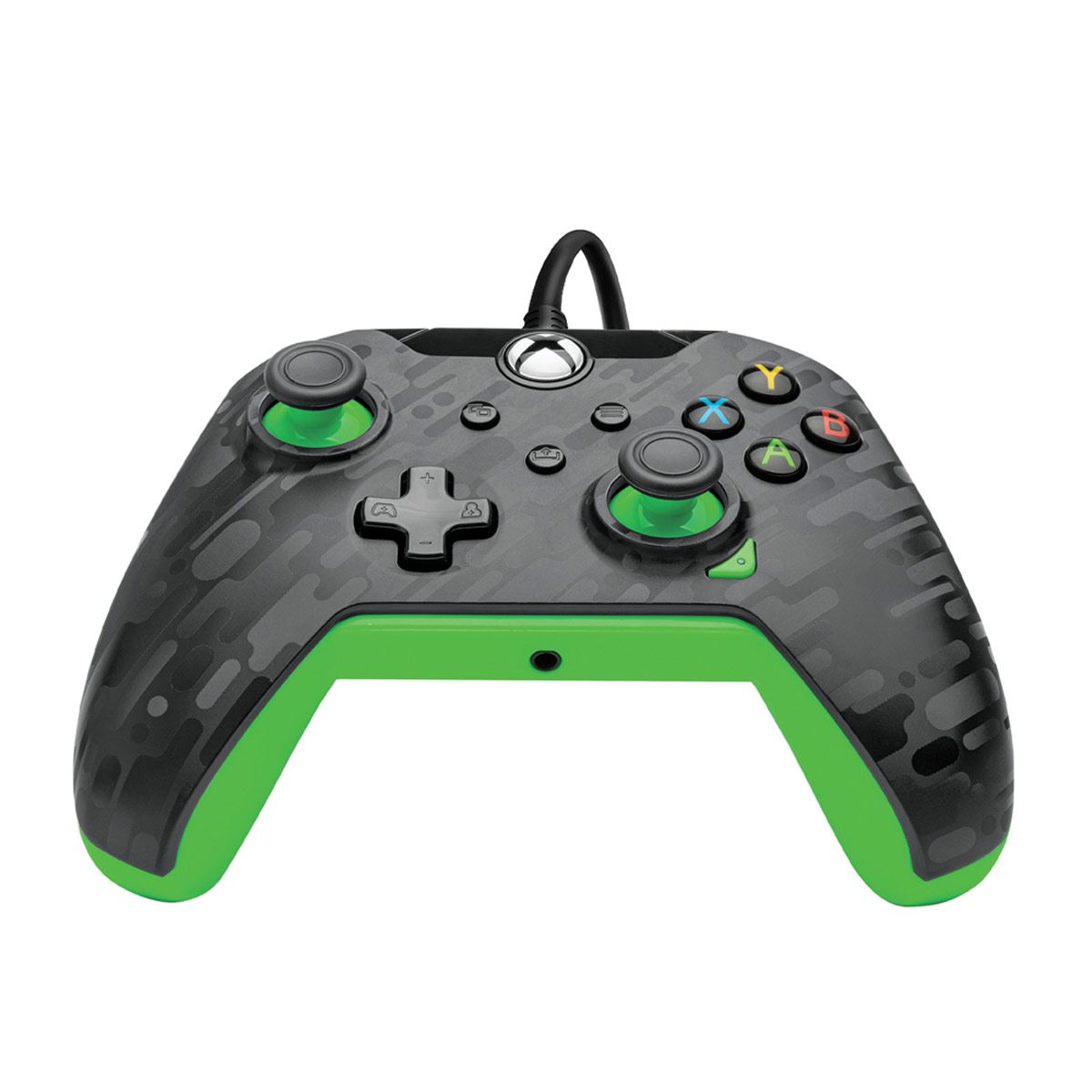 Control Alámbrico para Xbox One Serie X Edicion Glitch Green