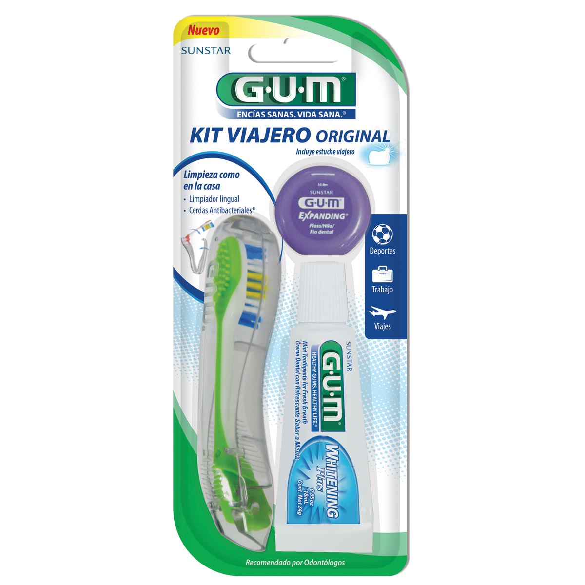 Kit de Viaje Gum Caries Protec 153