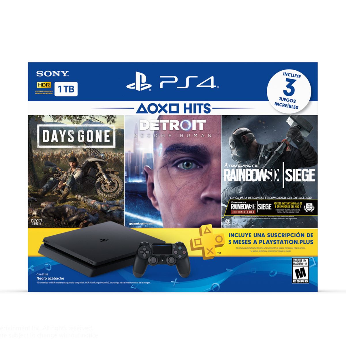 Consola Ps4 Slim De 1Tb Hits Bundle 5