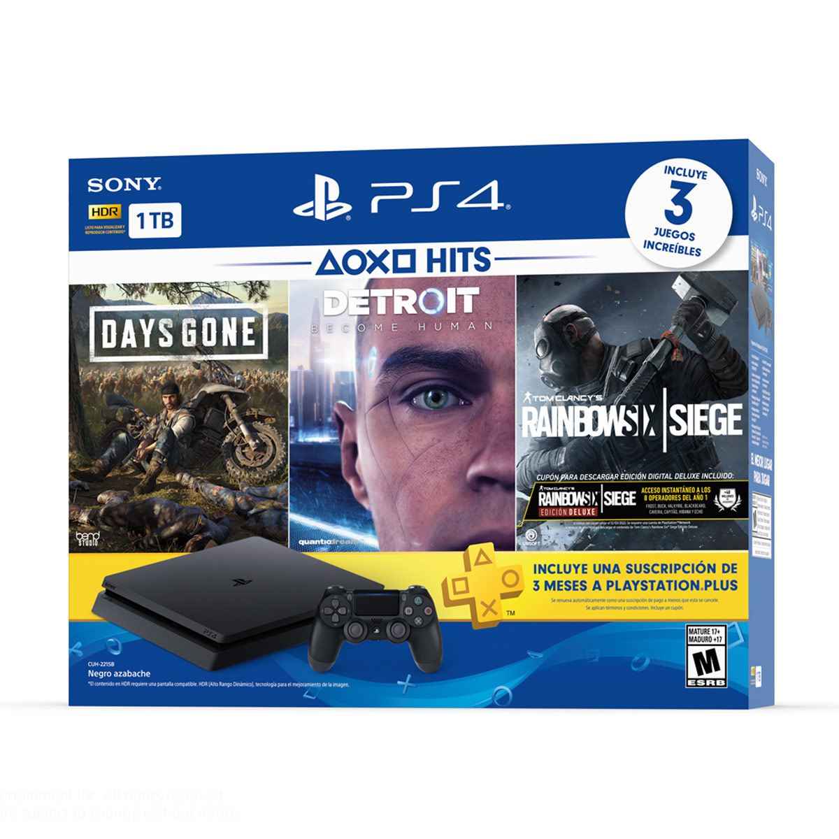 Consola PS4 Slim de 1TB Hits Bundle 5