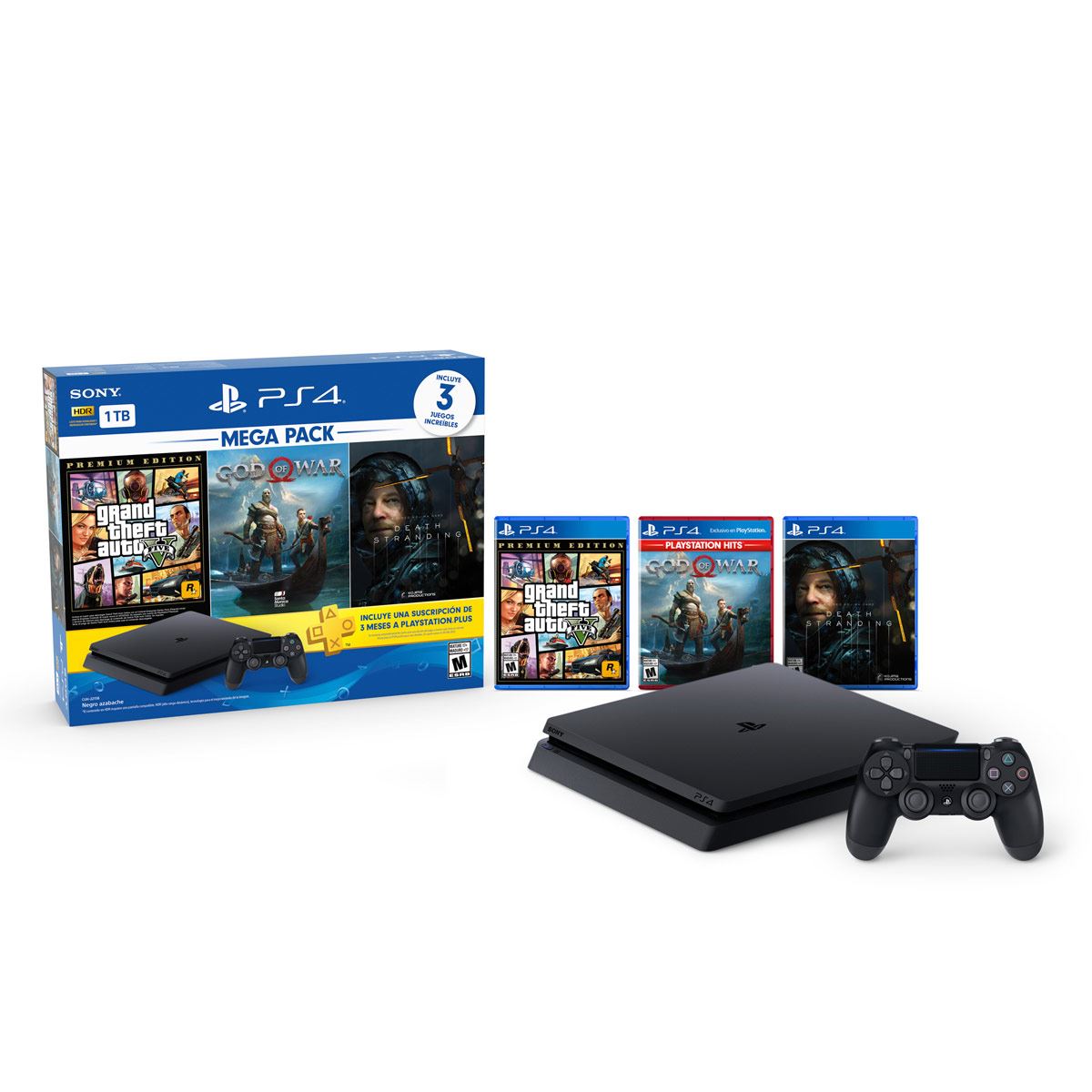 Consola PS4 1TB Mega Pack 13