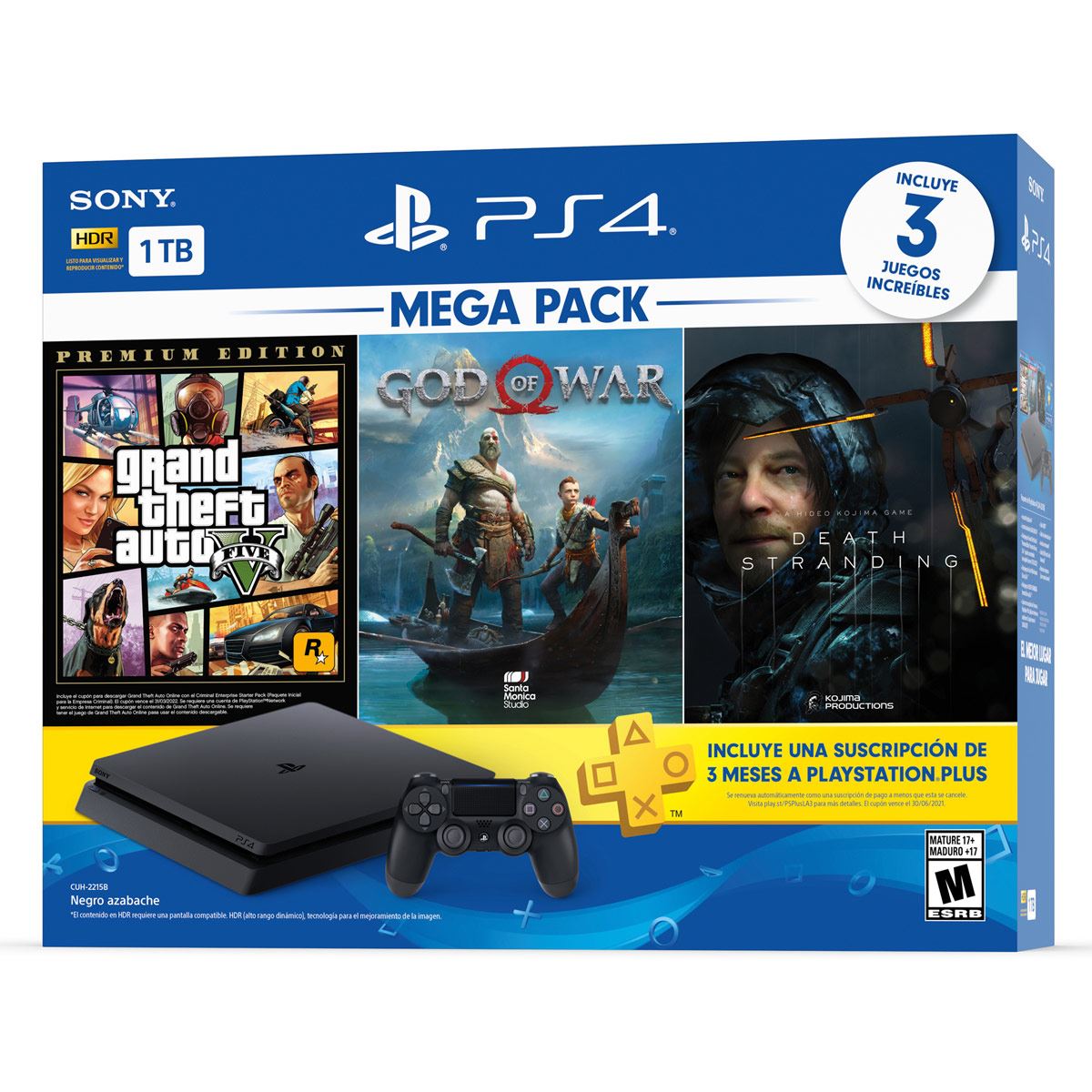 Consola PS4 1TB Mega Pack 13