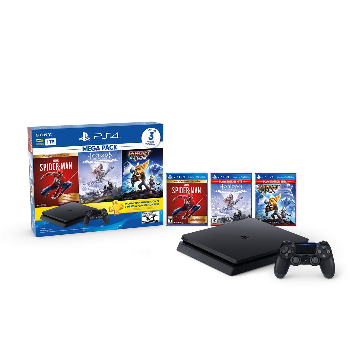 Consola PS4 Mega Pack 15 1TB SM HZD