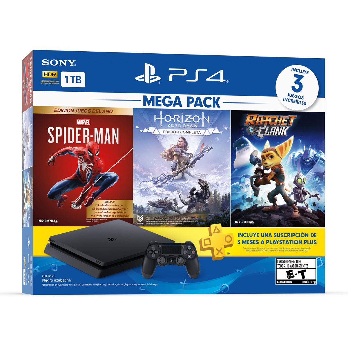 Consola PS4 Mega Pack 15 1TB SM HZD