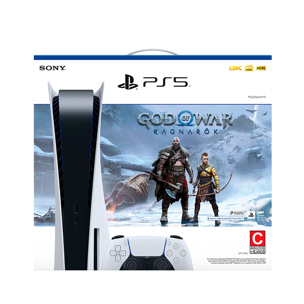 Consola PS5 GOW Ragnarok estándar