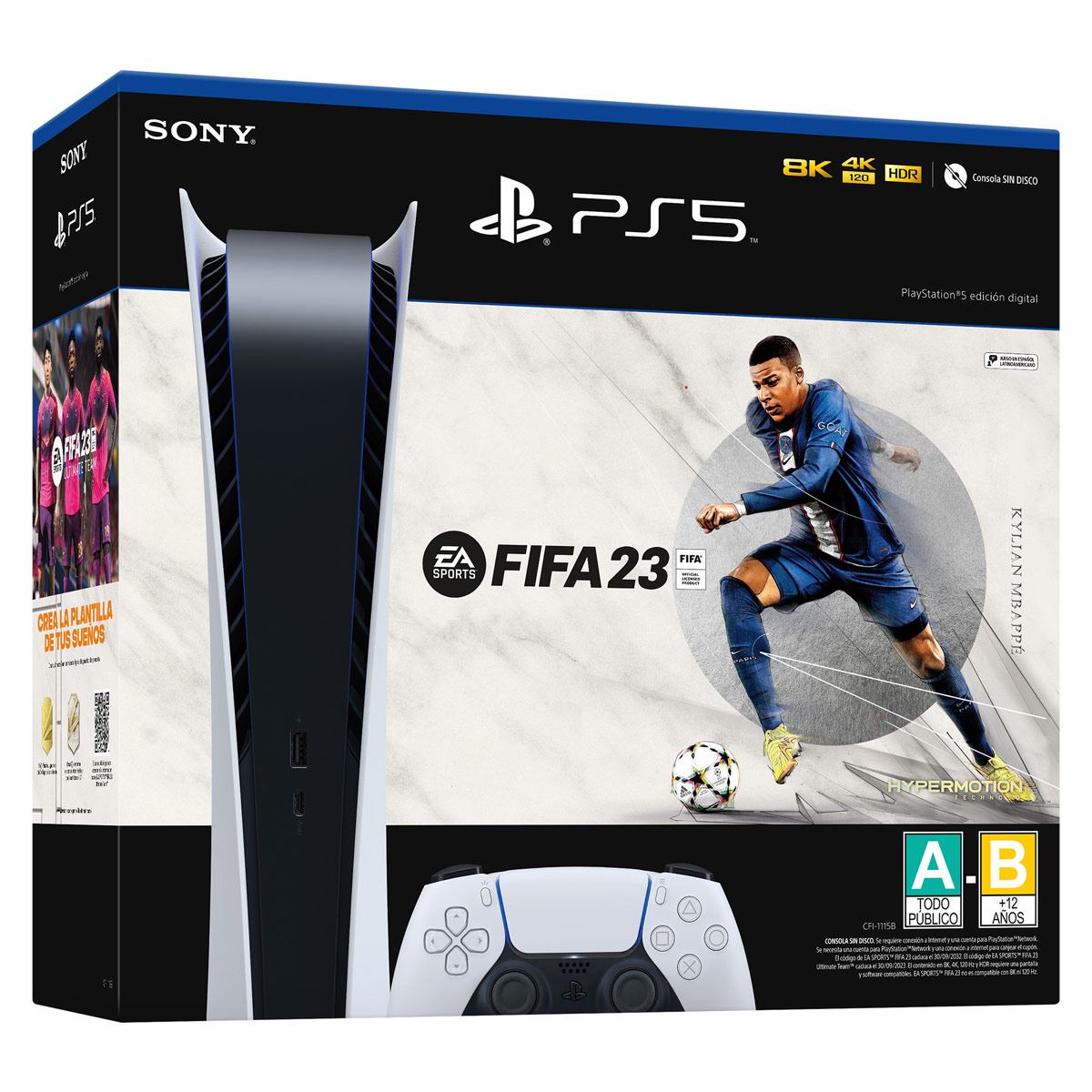 Consola PS5 FIFA 23 edición digital