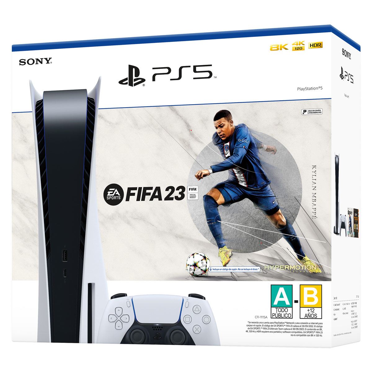 Consola PS5 + FIFA 23 Edición estándar