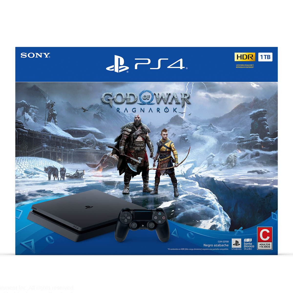 Consola PS4 1tb God of War Ragnarok