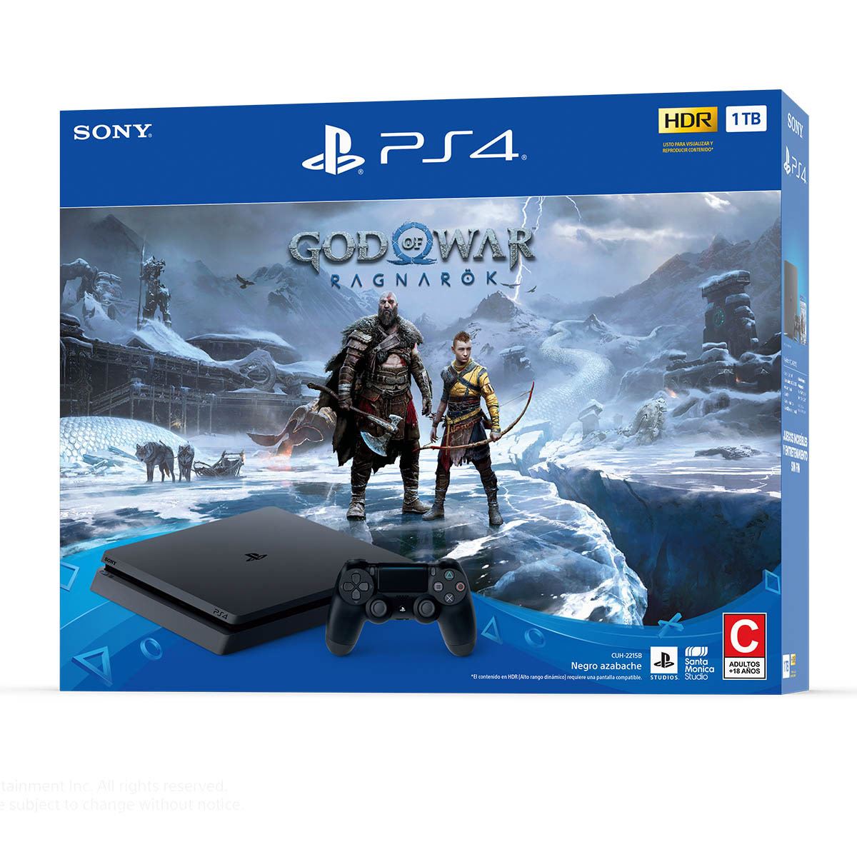 Consola PS4 1tb God of War Ragnarok