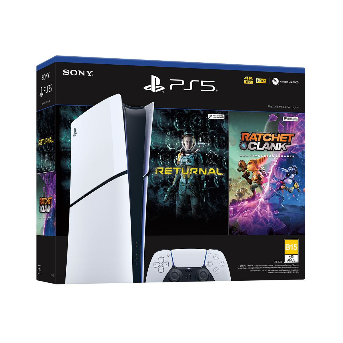 Consola PS5 Slim 1 TB Bundle Digital