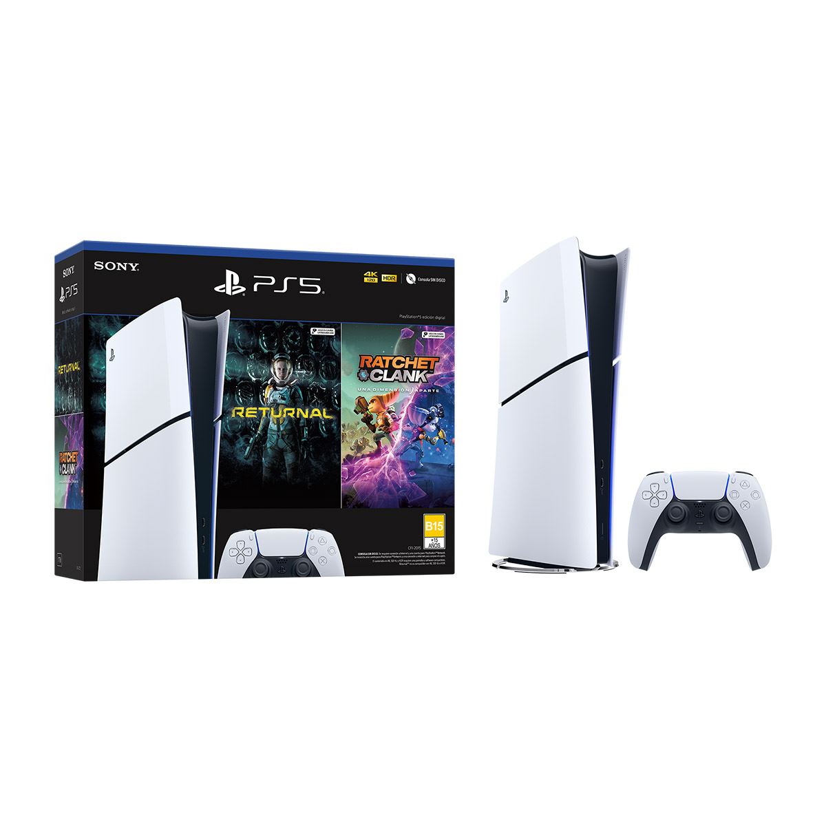 Consola PS5 Slim 1 TB Bundle Digital